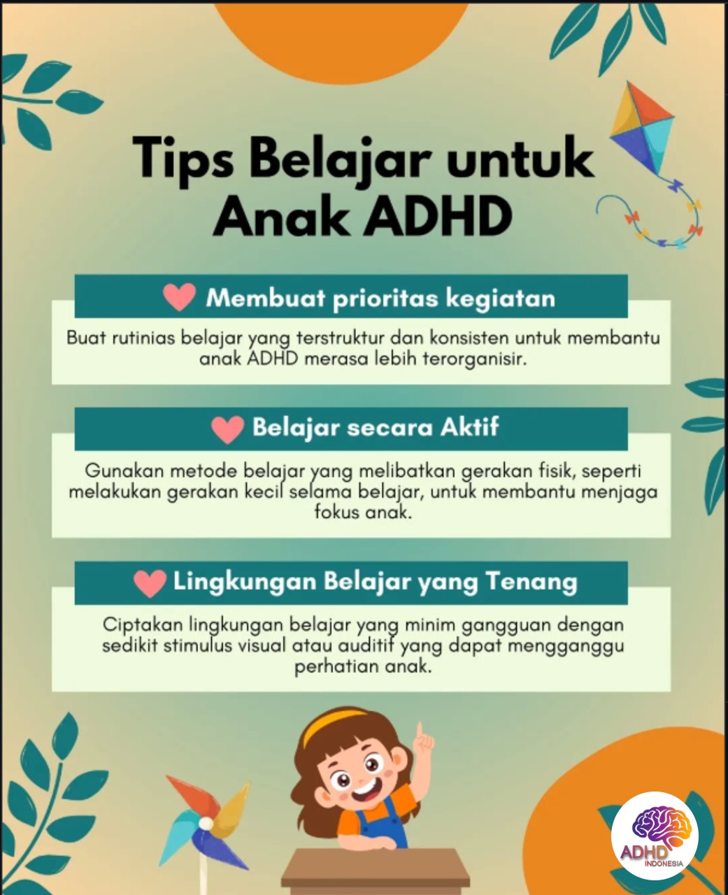 Strategi Belajar yang Cocok untuk Anak ADHD di Kabupaten Halmahera Utara